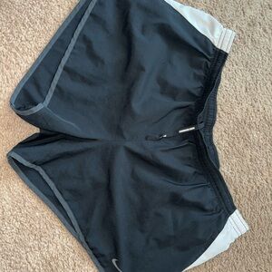 Nike Black and White Athletic Shorts